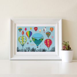 Bristol Balloons A4 print